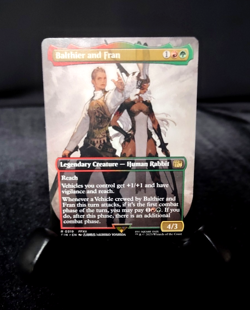 1x - Balthier and Fran - (borderless #319) - Final Fantasy - MTG - Image 1