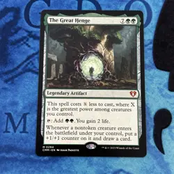 The Great Henge Commander Masters (cmm) M 0294 Near Mint Condition 🔥🌲 EDH MTG - Image 1