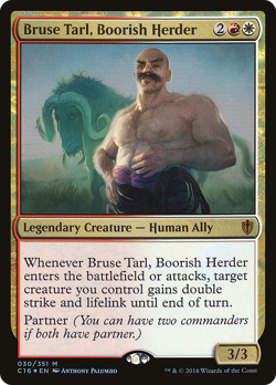Bruse Tarl, Boorish Herder #30 (Foil) (MP) Commander 2016 C16 Magic MTG - Image 1