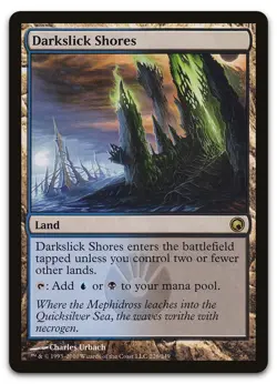 Darkslick Shores #226 (LP) Scars of Mirrodin SOM Magic MTG - Image 1