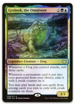 Grolnok, the Omnivore #238 (Foil) (NM) Crimson Vow VOW Magic MTG - Image 1