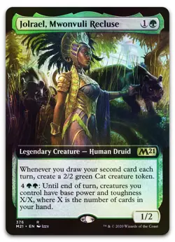 Jolrael, Mwonvuli Recluse (Extended Art) #376 (Foil) NM Core Set 2021 Magic MTG - Image 1