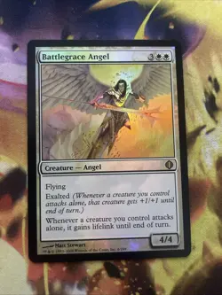 MTG Battlegrace Angel. Shards Of Alara. Foil. 6/249. Very Good Condition. - Image 1