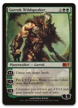Garruk Wildspeaker #175 (LP) Magic 2011 M11 Magic MTG - Image 1