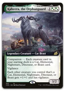 Kaheera, the Orphanguard (Extended Art) #353 (NM) Ikoria IKO Magic MTG - Image 1