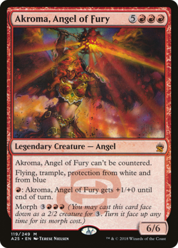 Akroma, Angel of Fury #119 (Damaged) Masters 25 A25 Magic MTG - Image 1