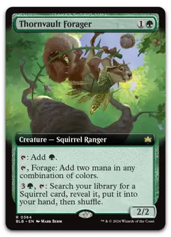 Thornvault Forager (Extended Art) #364 (NM) Bloomburrow BLB Magic MTG - Image 1