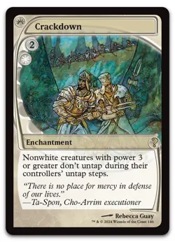 Crackdown (Future Sight) #146 (NM) Mystery Booster 2 MB2 Magic MTG - Image 1