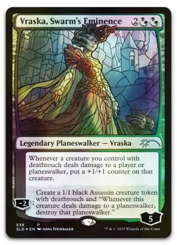 Vraska, Swarm's Eminence (Stained Glass) #536 (Foil) NM Secret Lair Drop - Image 1