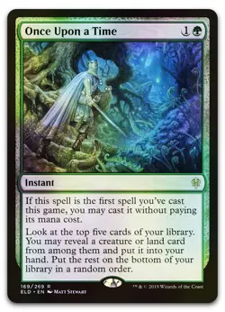 Once Upon a Time #169 (Foil) (NM) Throne of Eldraine ELD Magic MTG - Image 1