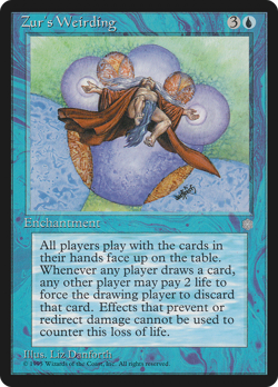 Zur's Weirding (Damaged) Ice Age ICE Magic MTG - Image 1