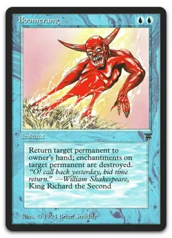 Boomerang (NM) Legends LEG Magic MTG - Image 1