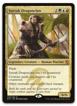Surrak Dragonclaw #206 (LP) Khans of Tarkir KTK Magic MTG - Image 1