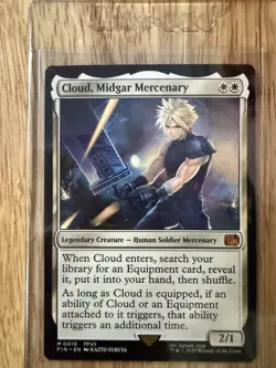 Cloud, Midgar Mercenary M0010 Final Fantasy Regular2025 Wizards Of The Coast - Image 1