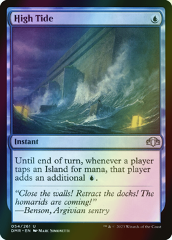 MTG High Tide Foil ** Dominaria Remastered ** English (NM) - Image 1