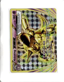 Pokemon TCG Nidoking BREAK Rare BREAK XY - Evolutions 046/108 - Image 1