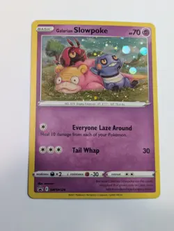 Pokemon TCG - Galarian Slowpoke Cosmos Holo - Sword And Shield Promo SWSH126 - Image 1