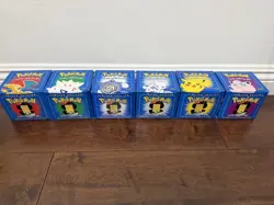 Pokemon 23k Burger King Gold Plated Trading Card Set Of 6 Blue Box Version - Image 5