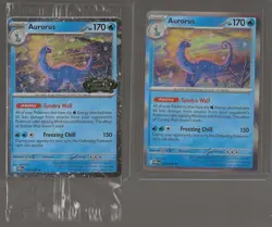 Aurorus 024/088 - Cosmo Holo - Pokemon Perfect Order stamped promo (sealed) - Image 1