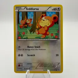 Pokemon Card: Teddiursa Legendary Treasures Radiant Collection RC15/RC25 - Image 1