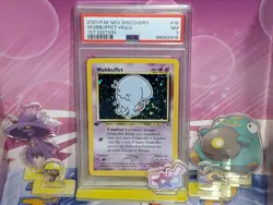 Wobbuffet 16/75 1st Edition Holo Rare Neo Discovery Pokemon Tcg PSA 7 NM - Image 1