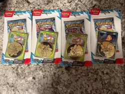 🔥BELOW MSRP🔥 Pokemon TCG Journey Together Coin Blister Packs (Lot of 4) - Image 1