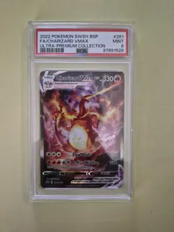 Pokemon Charizard VMAX SWSH261 Black Star Promo Ultra Rare Graded PSA 9 ⭐ - Image 1