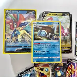 Pokemon Card Lot Keldeo Blastoise Meowth Steelix V GX VSTAR Holo Nintendo - Image 3