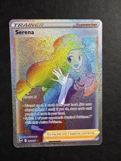 Pokemon Serena 207/195 Silver Tempest Full Art Rainbow Secret Rare (NM) - Image 1