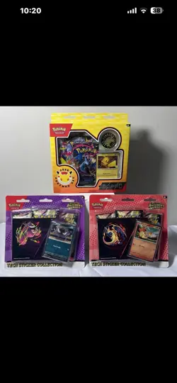 Pokemon Lot of 3 Item Ascended Heroes Tech Sticker Collection x2 + Pokemon Day! - Image 2