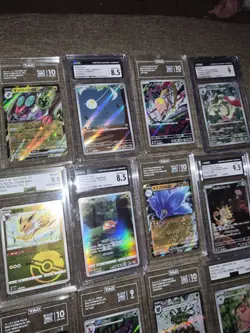 Pokemon TCG Graded Lot 16 Japanese Holo Cards Secret Rare Super Rare Jolteon - Image 2