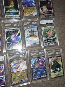 Pokemon TCG Graded Lot 16 Japanese Holo Cards Secret Rare Super Rare Jolteon - Image 3