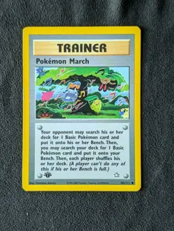 Pokemon March 102/111 Neo Genesis 1st Edition - Image 1