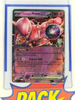 Team Rocket's Mewtwo ex Black Star Promo SVP 216 Pokemon TCG - Image 1