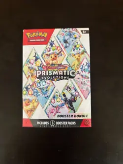 Pokemon TCG: S&V Prismatic Evolutions Booster Bundle (6pks) Factory Sealed - Image 1