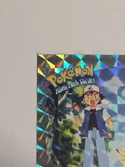 Pikachu And Ash PR11 Pokemon Artbox Sticker Prizm Series 1 1999 - Image 2
