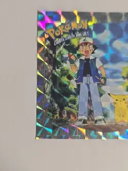 Pikachu And Ash PR11 Pokemon Artbox Sticker Prizm Series 1 1999 - Image 5