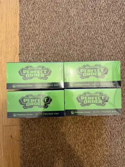 Pokemon Perfect Order Pokemon Center Elite Trainer Box ETB x4 - Brand New Sealed - Image 2