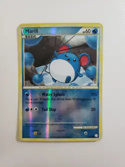 Marill 74/123 Heartgold & Soulsilver Reverse Holo (Pokemon TGC) HP - Image 1