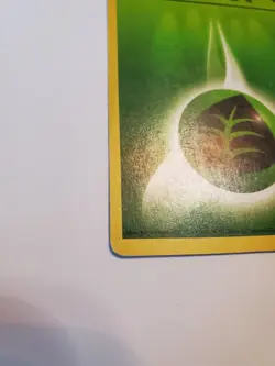 1st Edition Shadowless GRASS ENERGY Pokemon 99/102 1999 WOTC Vintage MP - Image 2