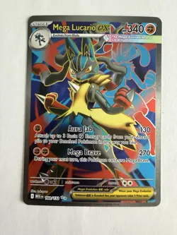 Pokemon TCG Mega Lucario EX 160/132 Ultra Rare Holo NM - Image 1