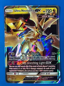 Ultra Necrozma GX Pokemon Sun & Moon Black Star Promo #SM126 LP+/NM - Image 1