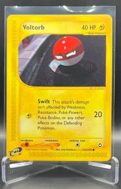 Pokemon TCG Aquapolis VOLTORB Regular, Common - 115/147 - Image 1