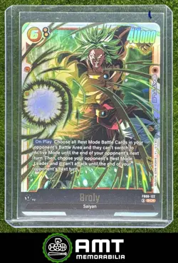 Broly Secret Rare 2025 Dragon Ball Super: Fusion World Saiyan's Pride FB08-122 1 - Image 1
