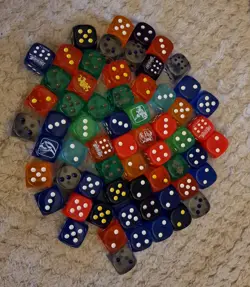 Yu-Gi-Oh!!! Dice (Mixed) READ DESCRIPTION!!! - Image 1