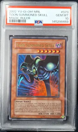 Toon Summoned Skull MRL-073 Magic Ruler PSA 10 - Image 1