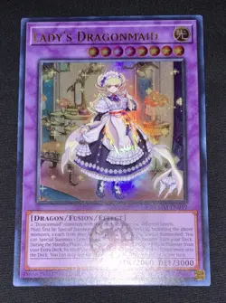Yugioh Lady’s Dragonmaid BLMM-EN049 Emblazoned Ultra Rare 1st Ed NM w/Tracking - Image 4