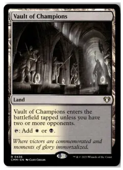 MTG Vault of Champions - Commander Masters Moderately Played English - Image 1