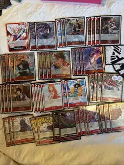 Complete Rayleigh Deck One Piece W alt Art Luffy Op12 - Image 1