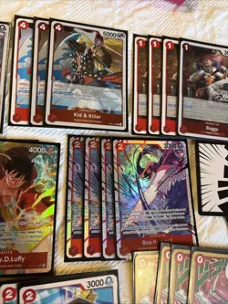 Complete Rayleigh Deck One Piece W alt Art Luffy Op12 - Image 3